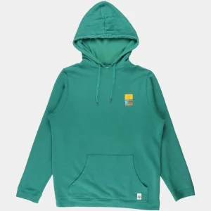 RE.ELSK 1526 | ELSK® TVÆRS PCH BAGSØ MEN’S HOODIE | ANTIQUE GREEN