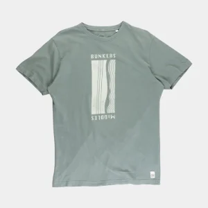 RE.ELSK 01067 | ELSK® BUNKERS BRUSHED MEN'S TEE | DUSTY GREEN