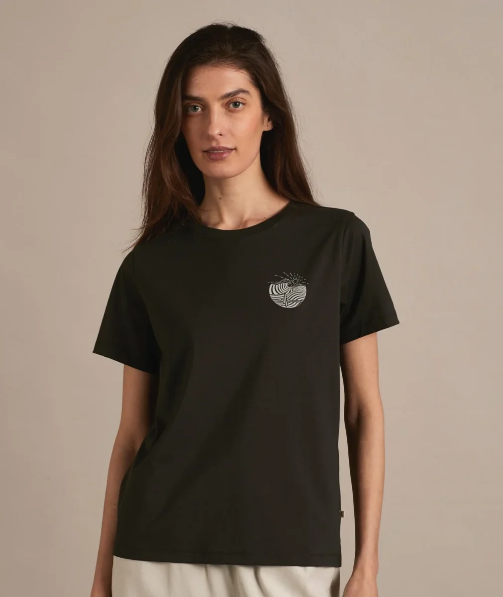RE.ELSK 11046 | ELSK® PULS CH WOMEN'S ESSENTIAL TEE | PIRATE BLACK - Billede 3