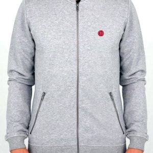 1299 | ELSK® CHEST BATCH BOMBER MEN'S CREW | GREY