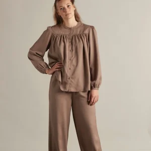 14006 | ELSK® VANG WOMEN'S SHIRT I TAUPE BROWN