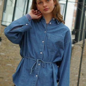 CHAMBRAY WOMEN'S SHIRT