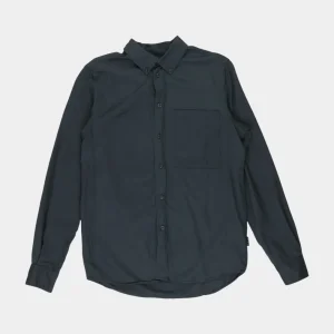 RE.ELSK 04004 | ELSK HUGO MEN'S BUTTON DOWN SHIRT | PIRATE BLACK