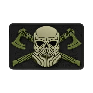 M-Tac Bearded Skull 3D PVC Patch