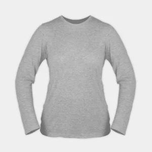 5143 | ELSK® RIB DREAMS WOMEN'S BLOUSE | GREY