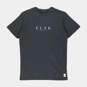 RE.ELSK 01031 | ELSK® PURE EP BRUSHED T-SHIRT | PIRATE BLACK