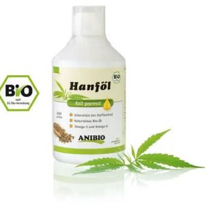 ANIBIO Koldpresset hampolie 500 ml.