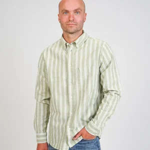 HUGO MEN'S BUTTON DOWN STRIPE SHIRT