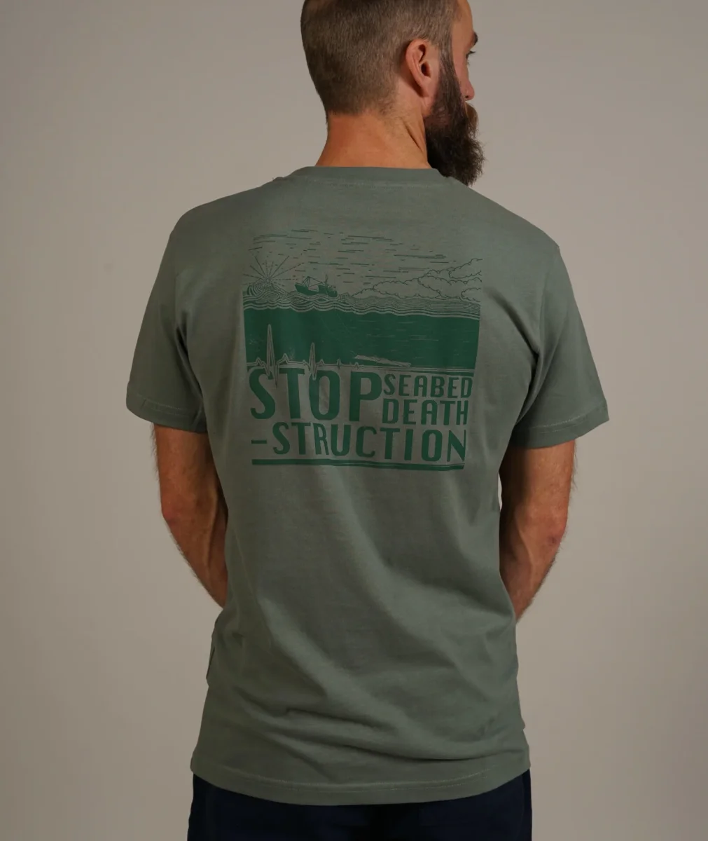 01074 | ELSK® SEABED BRUSHED MEN'S TEE | DUSTY GREEN - Billede 4