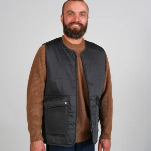 10001 | ELSK® EIGIL MEN'S QUILTED VEST | PIRATE BLACK