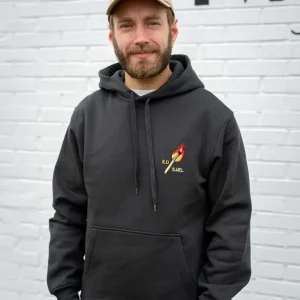 02008 | ELSK® ILDSJÆL SENNELS MEN’S HOODIE | PIRATE BLACK