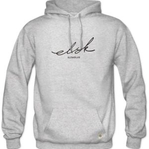 ELSK® Hoodie Signed logo White