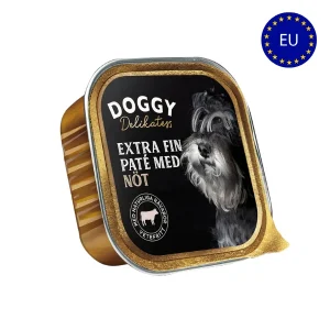 Doggy Delikatesse Paté med okse 150 gr.