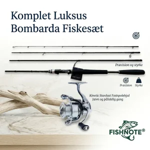 Komplet Luksus Bombarda Fiskesæt