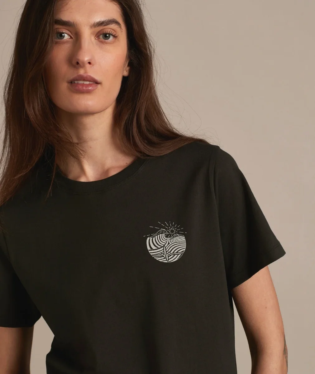 RE.ELSK 11046 | ELSK® PULS CH WOMEN'S ESSENTIAL TEE | PIRATE BLACK - Billede 4