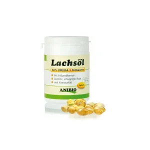 ANIBIO Lachsöl Omega-3, 180 stk.