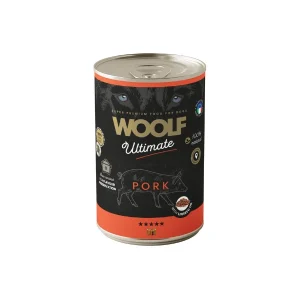 Woolf Ultimate – Svinekød & Hørfrøolie 400 gr.